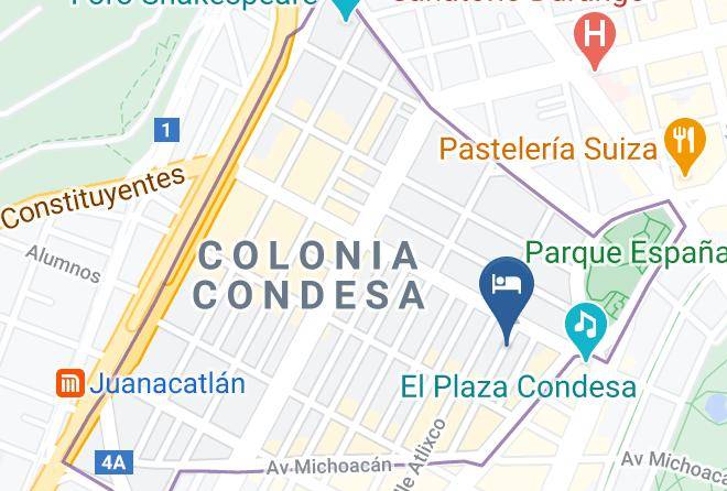 Cuauhtemoc - Parral 14 Boutique Hotel Maps