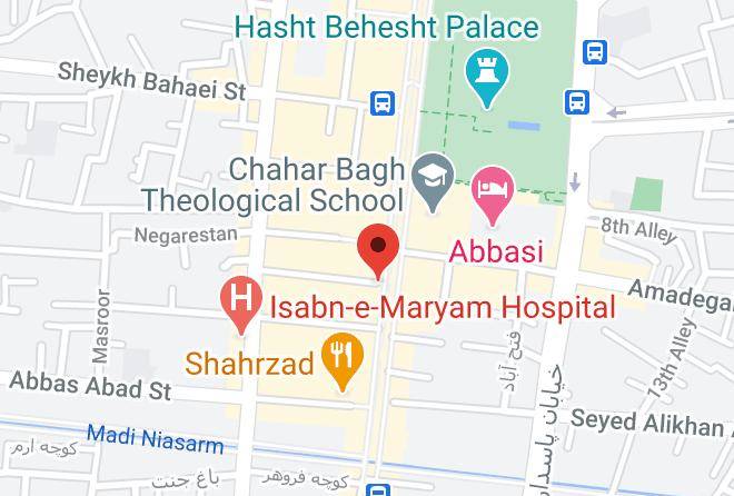 Isfahan - Pars Hotel Maps