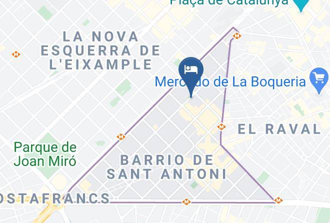Barcelona - Pars Tailor's Hostel Maps