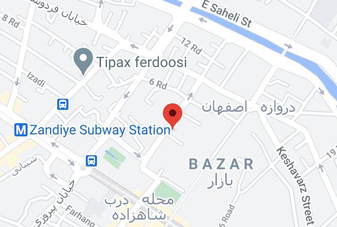 Shiraz - Parseh Hotel Maps