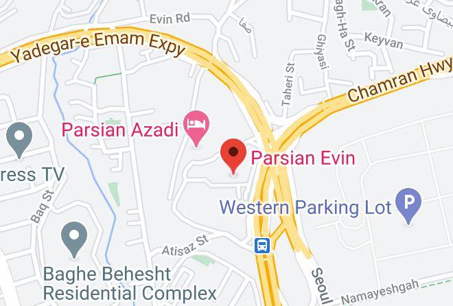 Tehran - Parsian Evin Hotel Maps
