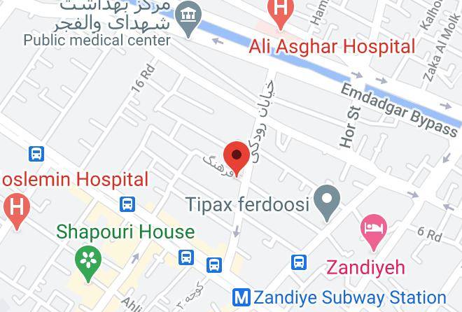 Shiraz - Parsian Hotel Maps