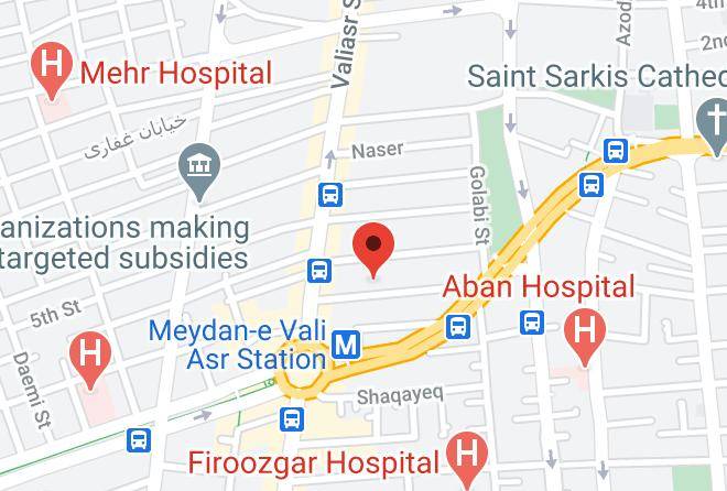 Parsian Kowsar Hotel Map