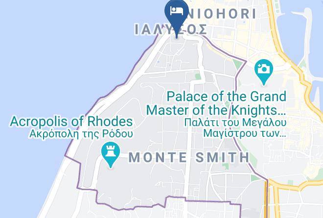 Dodecanese - Parthenon Hotel Maps