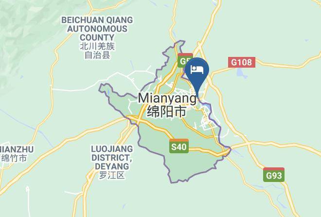 Mianyang - Party School Hotel Maps