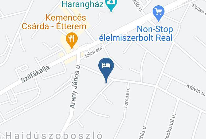 Hajduszoboszlo - Party Vendeghaz Maps