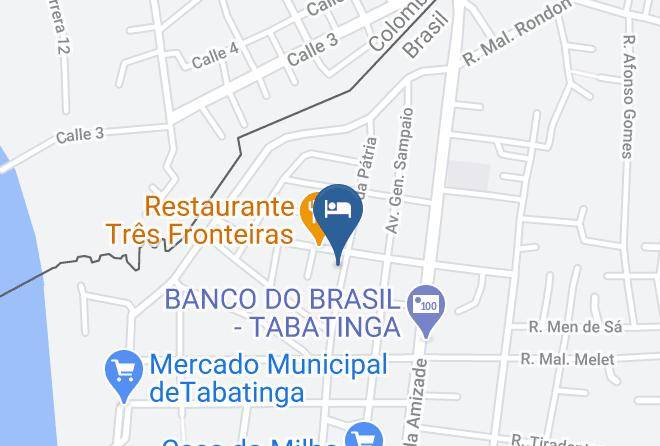 Tabatinga - Paruma Hotel Maps