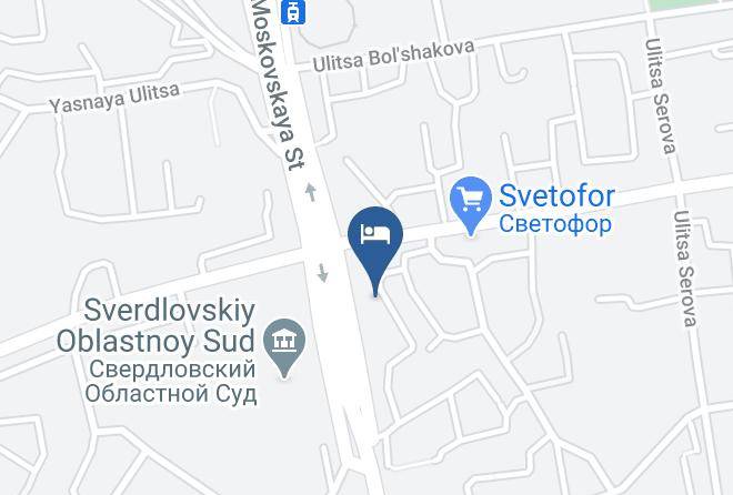 Yekaterinburg - Parus Hotel Maps