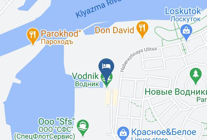 Parusnyy Klub Vodnik Map - Moscow - Dolgoprudnyy