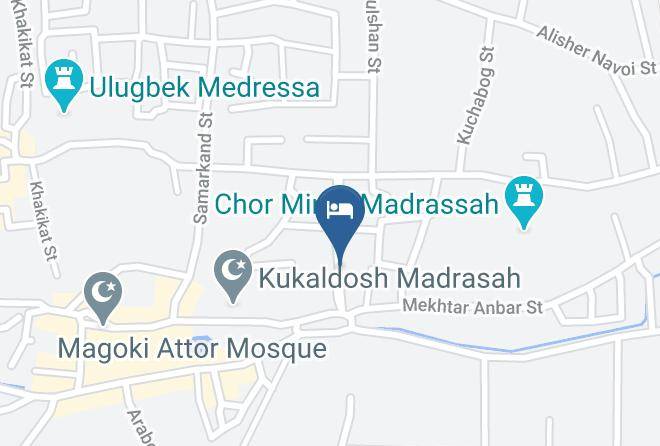 Bukhara - Parvina Hotel Maps