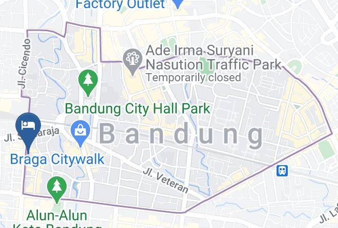 Bandung - Pasar Baru Square Hotel Bandung Maps