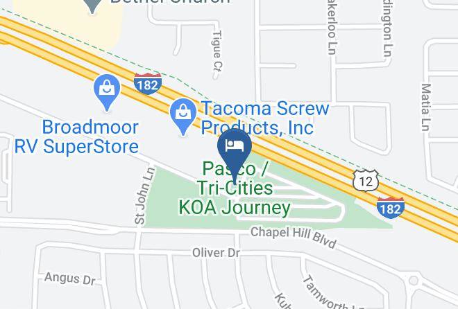 Franklin - Pasco Tri Cities Koa Journey Maps