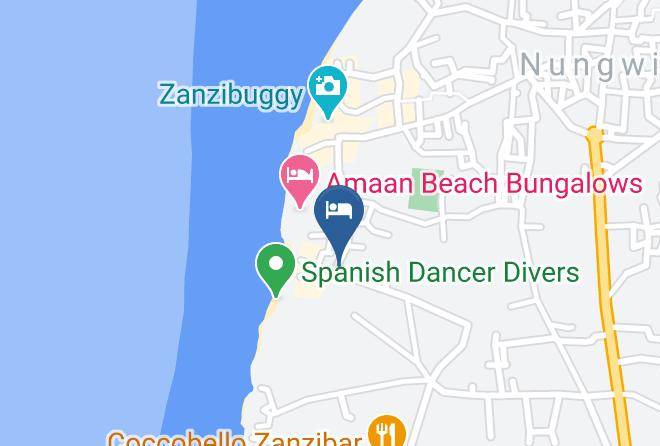 Zansibar North Central - Pasha Nungwi Hotel Maps
