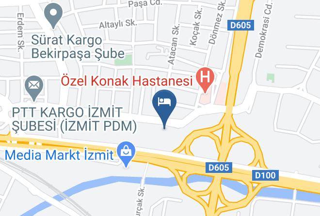 Izmit - Pasha Palas Otel Maps