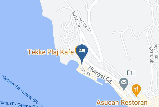 Cesme - Pasifik Otel Maps
