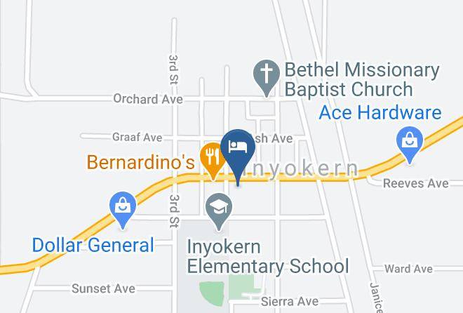 Kern - Passport Inn Inyokern Ca Maps