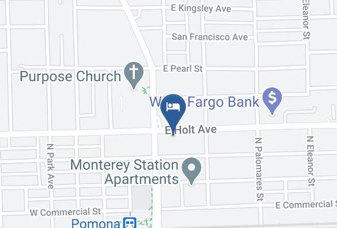 Los Angeles - Passport Inn Pomona Ca Maps