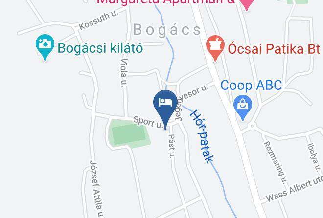 Pasti Pincek Es Pihenohazak Map