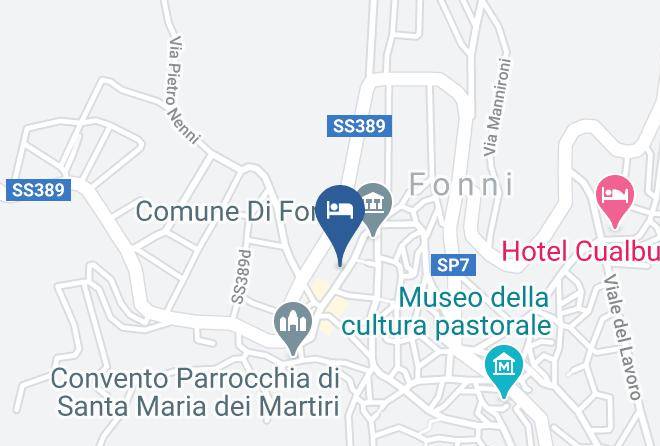 Nuoro - Pasticceria Monte Spada Maps