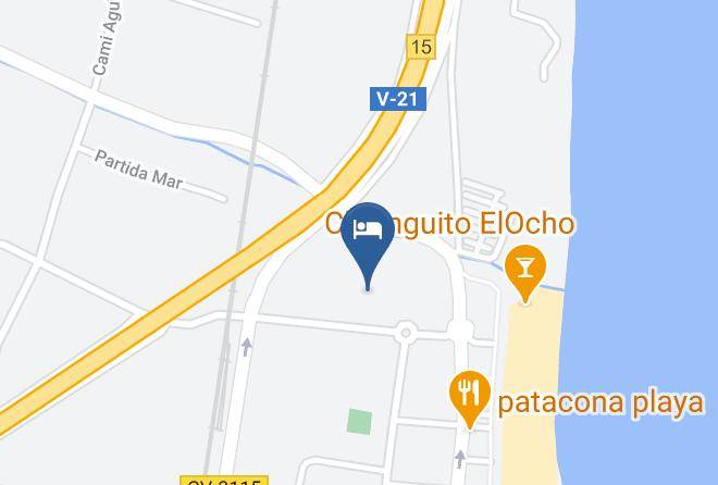 Valencia - Patacona Resort Maps