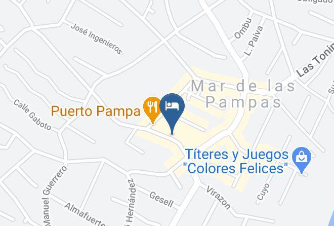 Villa Gesell - Patagonia Playa Suites Maps