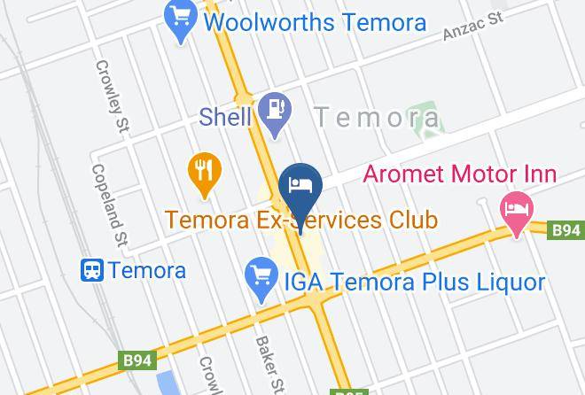 Temora - Patchwork Inn B&b Temora Maps