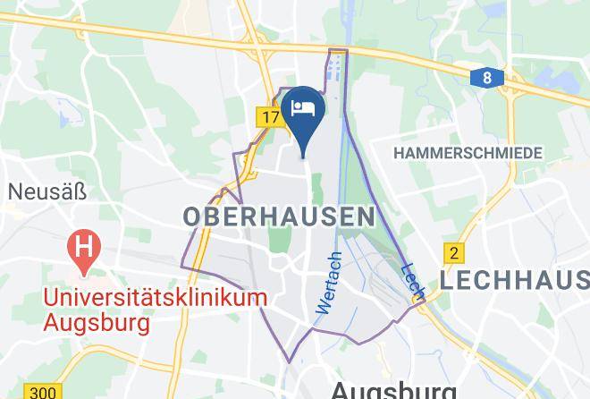 Augsburg - Patchworkhotel Alpenhof Maps