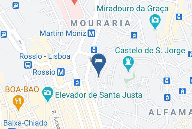 Lisbon - Pateo Lisbon Lounge Suites Maps