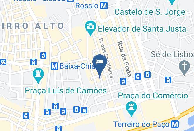 Lisbon - Pateo Saudade Lofts Maps
