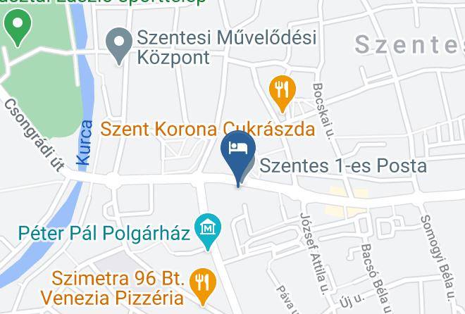 Szentes - Paterhaz Panzio Es Etterem Maps