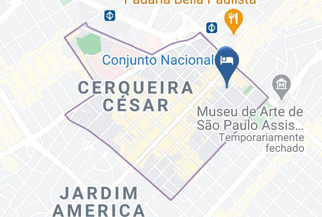 Sao Paulo Jardim Paulista - Mercure Sao Paulo Alamedas Hotel Maps