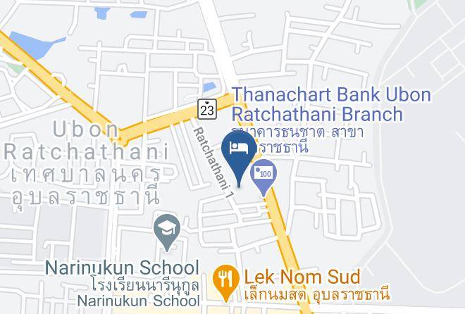 Amphoe Mueang Ubon Ratchathani - Pathumrat Hotel Maps