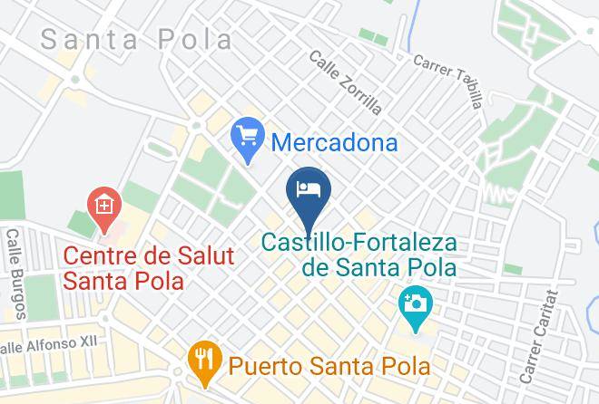 Alicante - Hotel Restaurante Patilla Maps