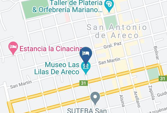 San Antonio De Areco - Patio De Moreno Hotel Maps
