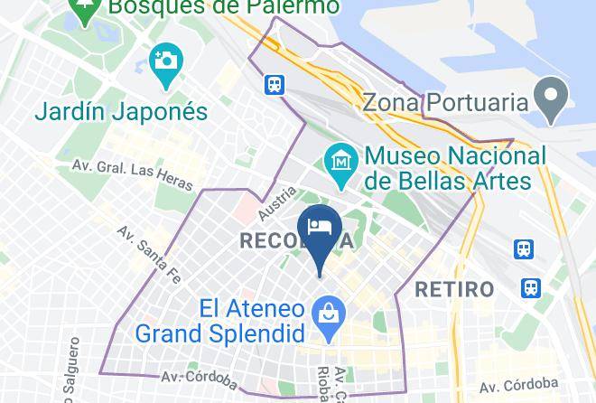 Buenos Aires - Patios De Recoleta Maps