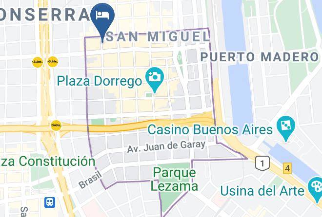 Buenos Aires - Patios De San Telmo Maps