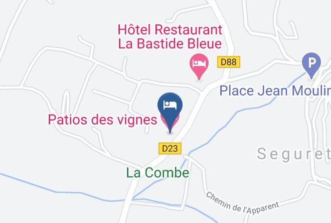 Vaucluse - Patios Des Vignes Maps