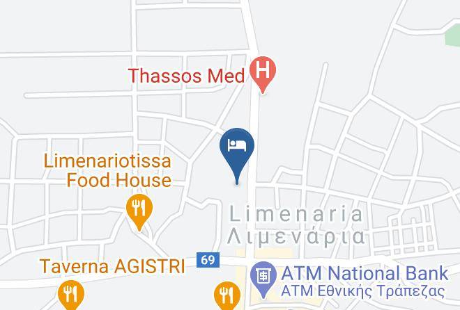 Thasos - Patiras Deluxe B&b Maps