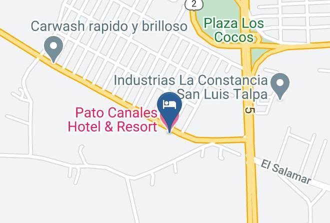 San Luis Talpa - Pato Canales Hotel & Resort Maps