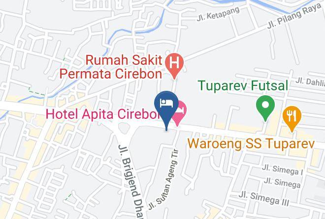 Cirebon Regency - Patra Cirebon Hotel & Convention Maps