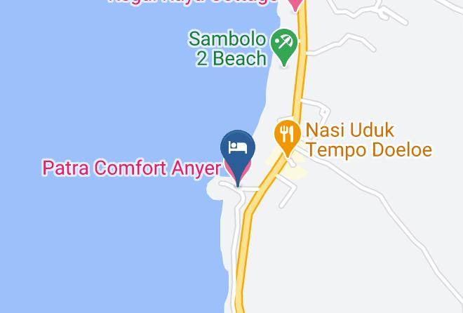 Serang Regency - Patra Comfort Anyer Maps