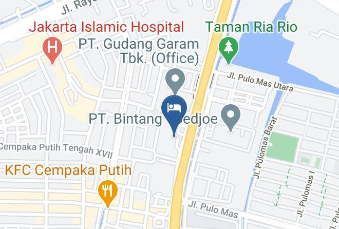 Central Jakarta - Patra Comfort Jakarta Maps