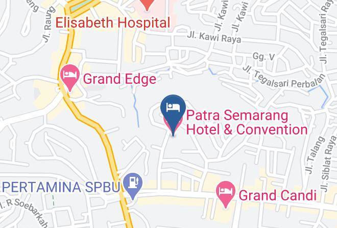 Kota Semarang - Patra Semarang Hotel & Convention Maps