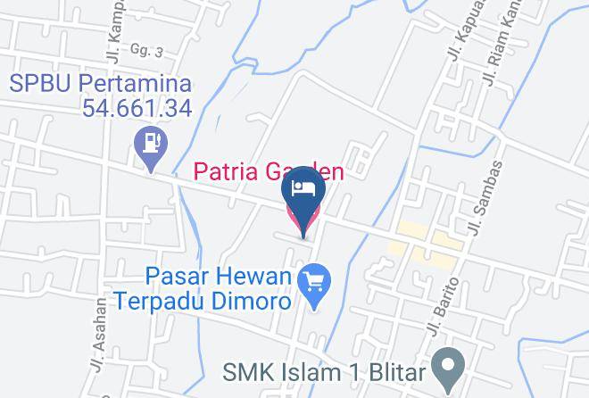 Kota Blitar - Patria Garden Hotel Maps