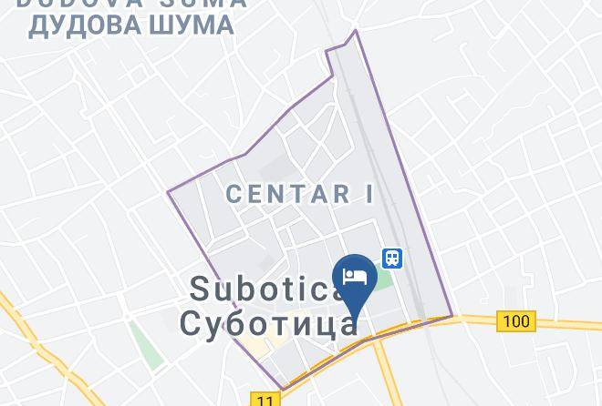 Central Serbia - Patria Hotel Maps