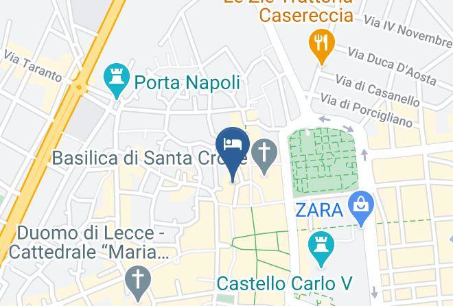 Lecce - Patria Palace Hotel Maps