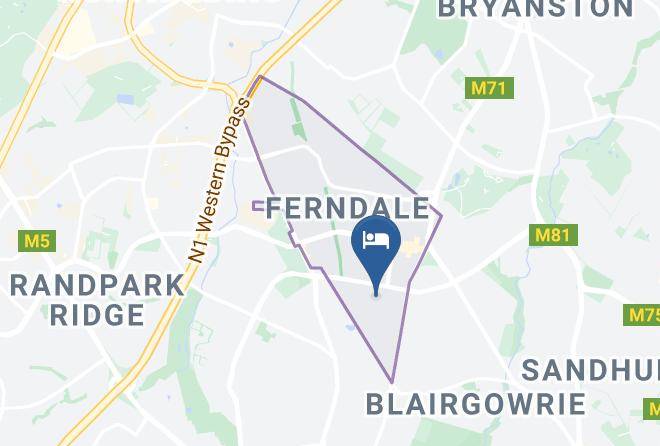 City Of Johannesburg - Patshi Guest Lodge Maps