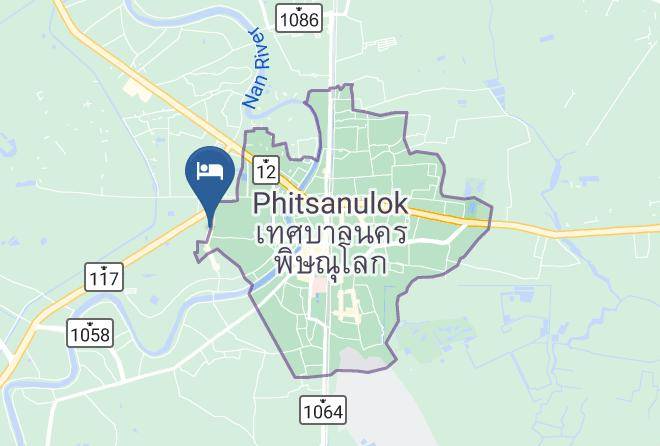 Amphoe Mueang Phitsanulok - Pattara Resort & Spa Maps