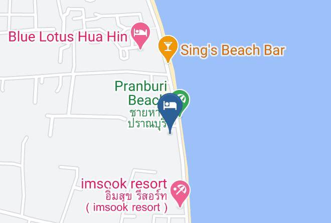 Amphoe Pran Buri - Pattawia Resort & Spa Maps
