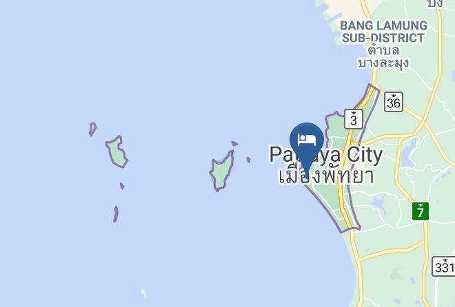Pattaya Park Beach Resort Map